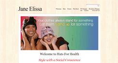 Desktop Screenshot of hatsforhealth.com